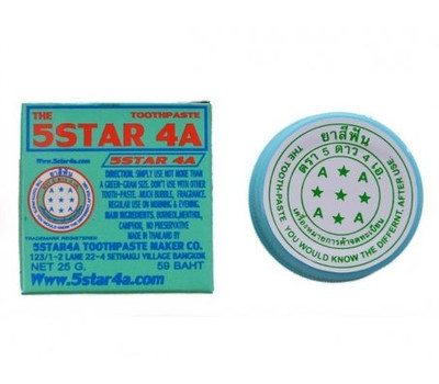Отбеливающая тайская зубная паста 5Star4A