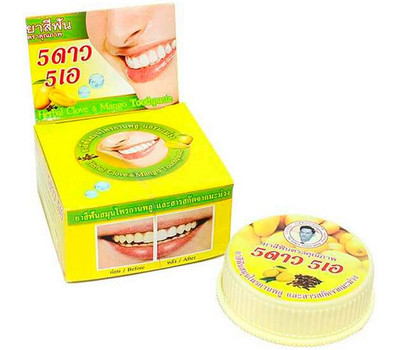 Фруктовая тайская зубная паста со вкусом манго 5Star5A