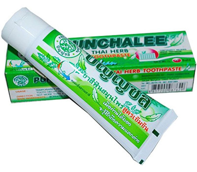 Тайская органическая зубная паста в тубе мягкая Punchalee